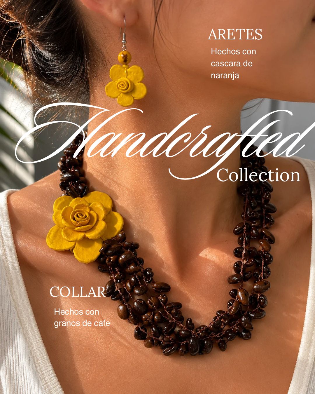 Collar de Cafe y Naranja